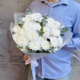 5 воздушных кустовых хризантем