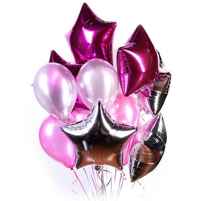 Набор воздушных шаров "Pink M"