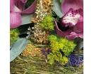 Корзина цветов с Орхидеями "Счастливчик"
